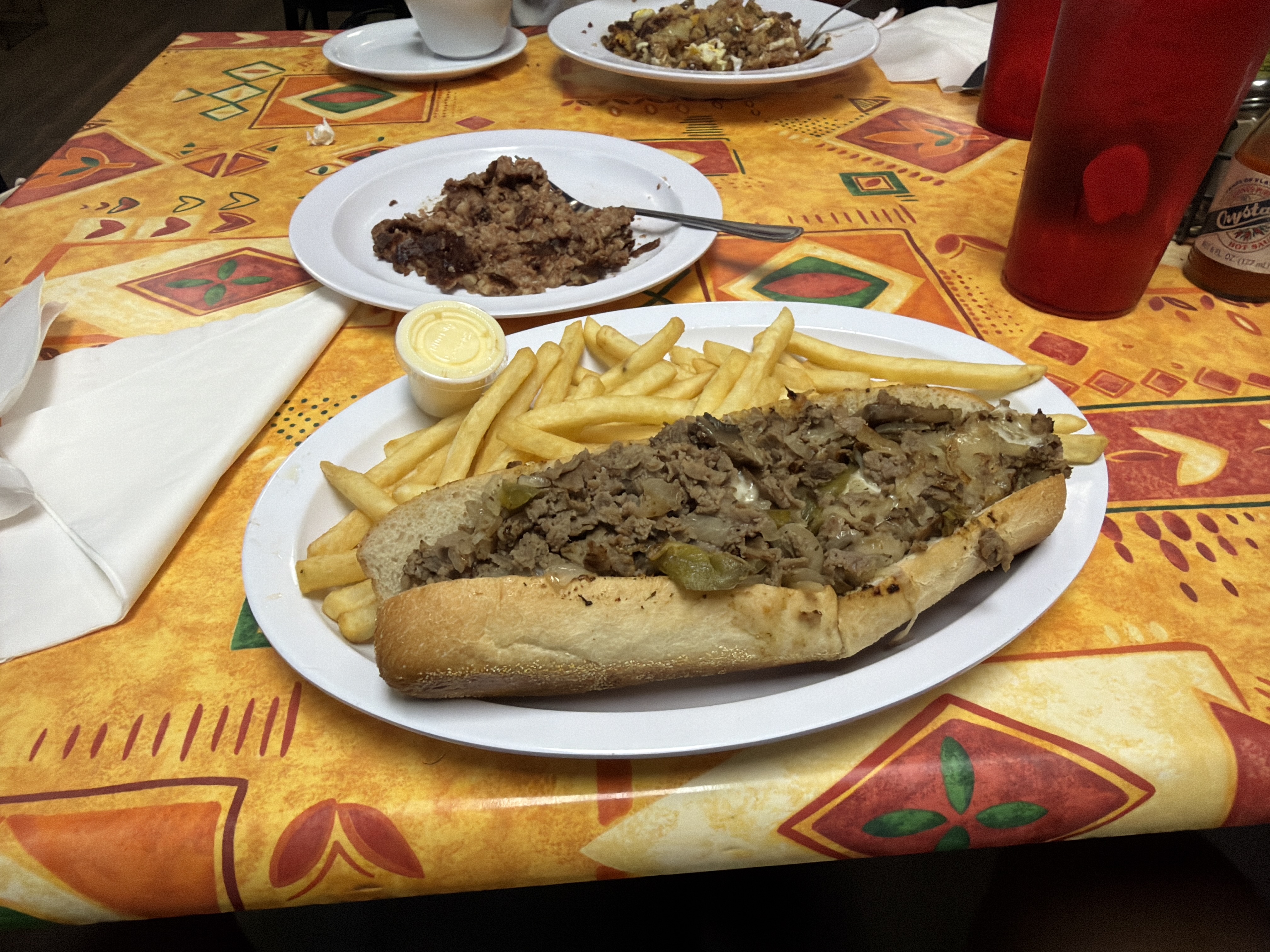 Philly cheesesteak at Ellie’s Breakfast and Lunch in Tampa Florida
